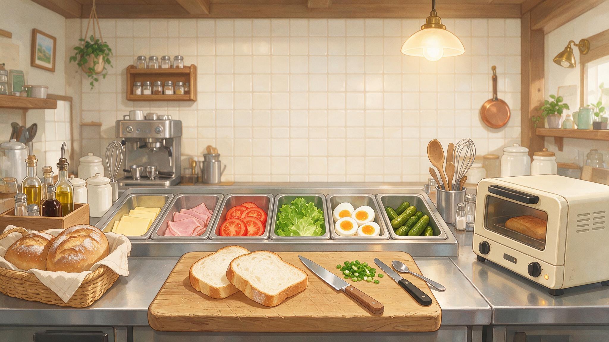 the sandwich counter