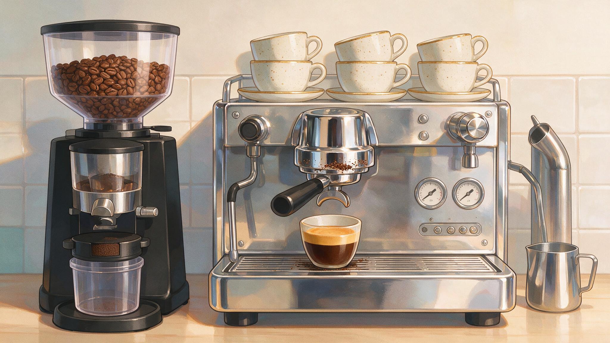 the coffee machine